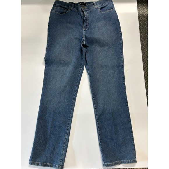Lee Denim - Lee Women's Classic Fit Jeans Size‎ 14 Medium Dark Wash Denim Straight Leg
